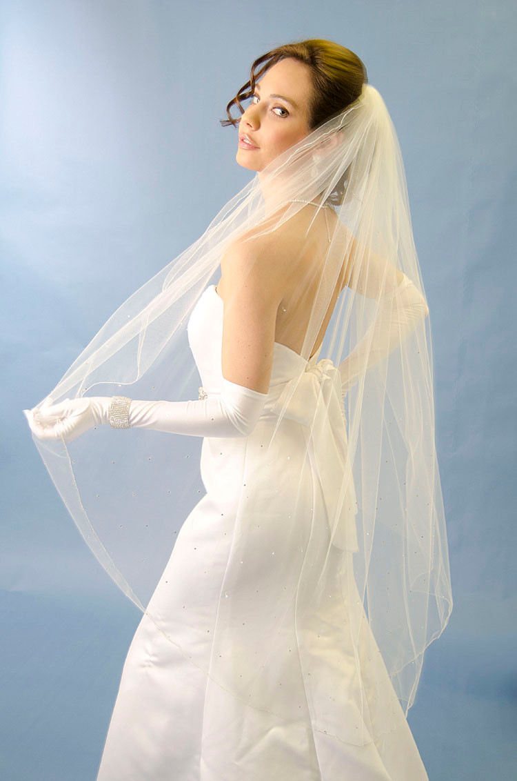 Ansonia Bridal Veil Style 250L - Cathedral Length - 108\" Long Ansonia Bridals - 250L - Cathedral Length - 108\" Long